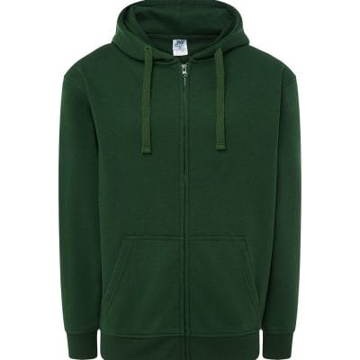 Bluza z kapturem i zamkiem z nadrukiem logo firmy – SpeedNadruki.pl