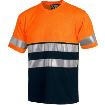 Koszulka odblaskowa z nadrukiem logo firmy – SpeedNadruki.pl